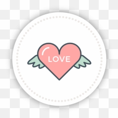 Free Heart Cute Wing 1187361 Png With Transparent Background - Lovely