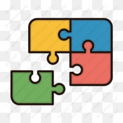 Download Jigsaw Puzzle Vector Icon Inventicons - Vertical png
