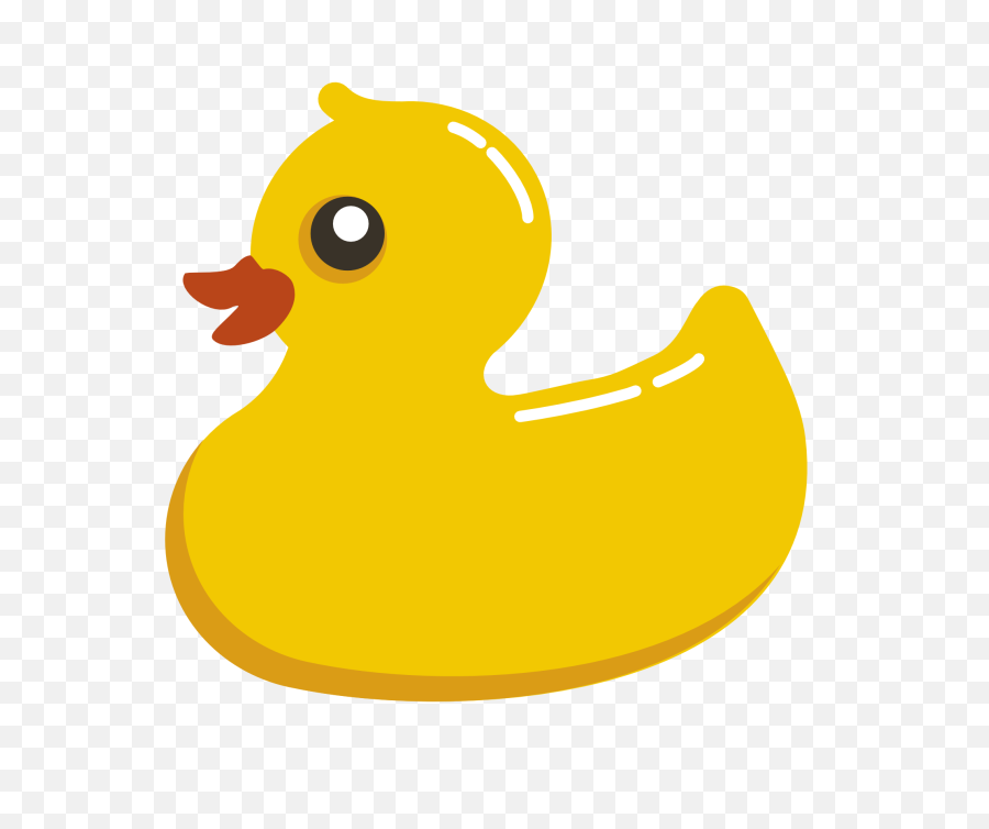 Yellow Cute Baby Duck Toy Clipart Png - Clip Art Rubber Duck,Duck Clipart Png