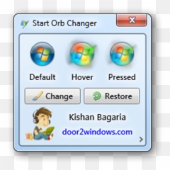 Windows 7 Start Orb Changer - Free Download Buttons png