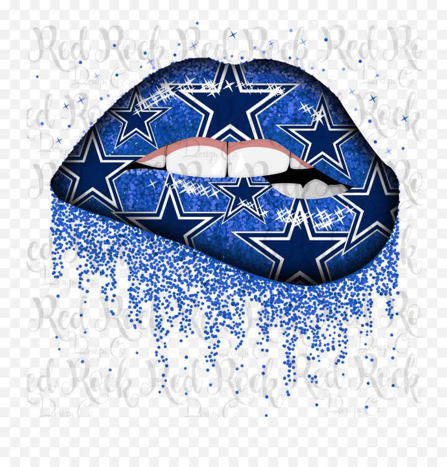 Dallas Cowboys Lips - Dallas Cowboys Lips Svg Png,Dallas Cowboy Logo Images