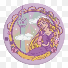 Rapunzel - Cartoon Disney Princess Popsocket png