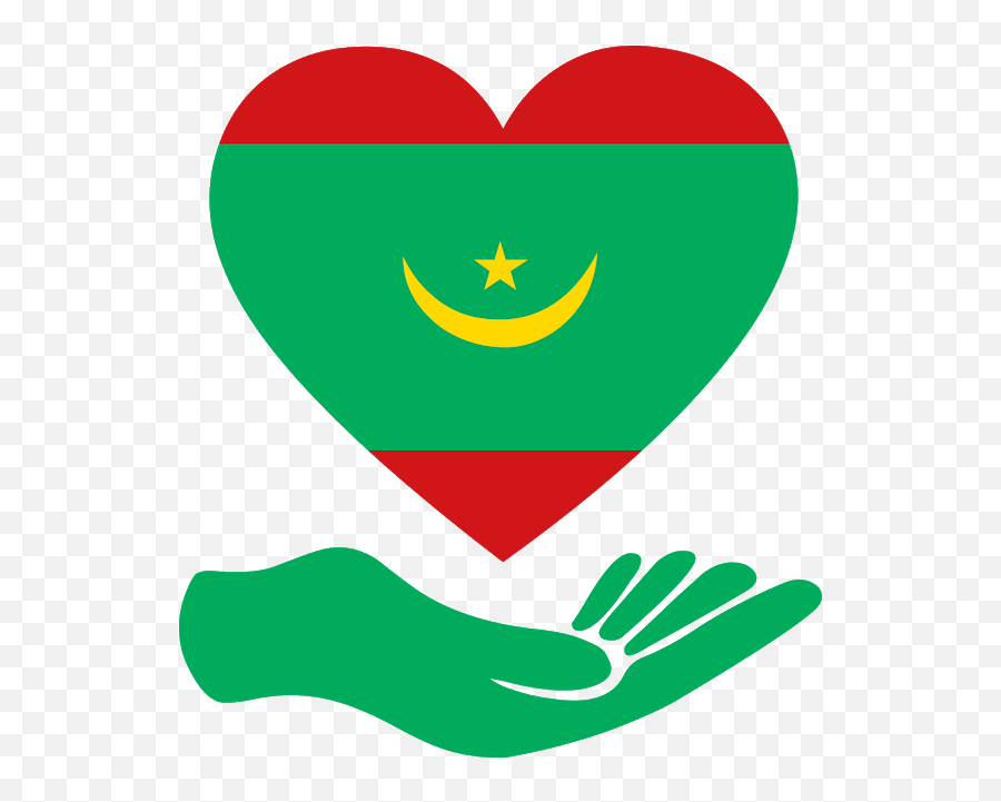 Download Flag Mauritania Love Svg Eps Png Psd Ai Vector - Love Mauritania,Morocco Icon