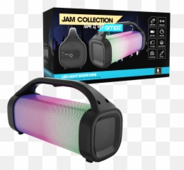 Wholesale Ampd - Led Light Show Mini Bazooka Bluetooth Portable png