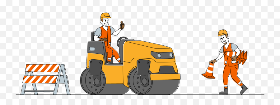 Bulldozer Icon - Download In Line Style Asphalt Png,Bulldozer Icon