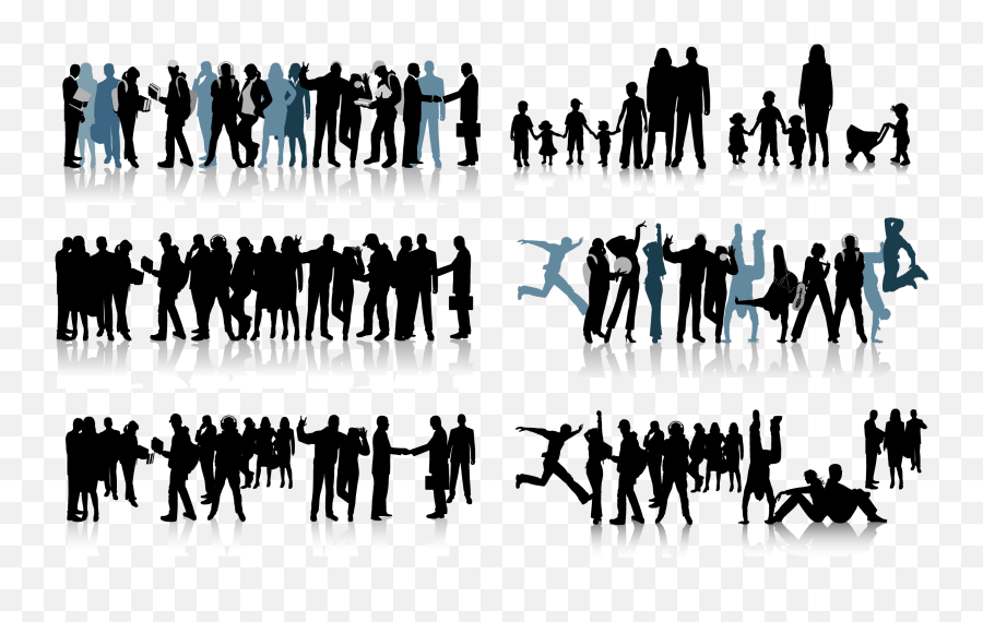 people silhouette architecture png