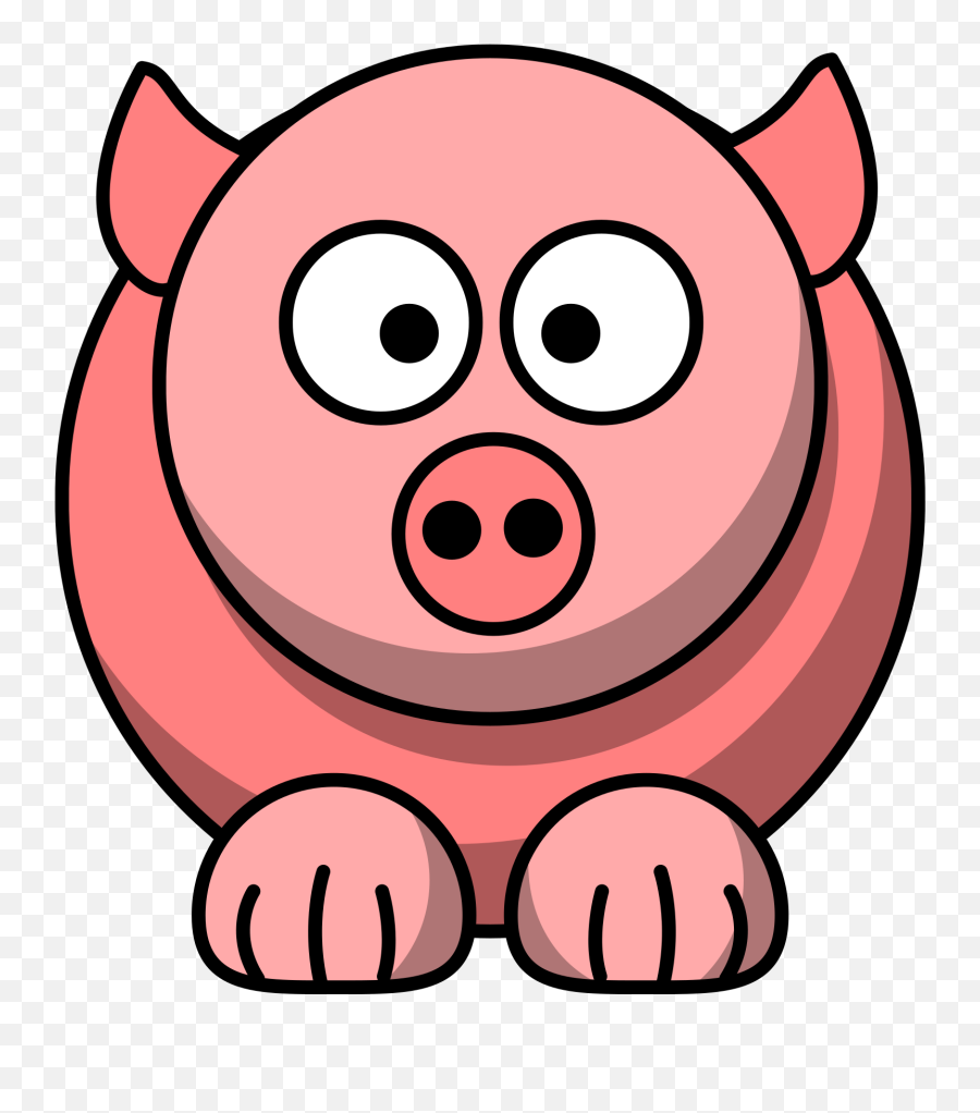 Hog Head Png Transparent Headpng Images Pluspng - Cartoon Clipart Pig,Animal Head Png