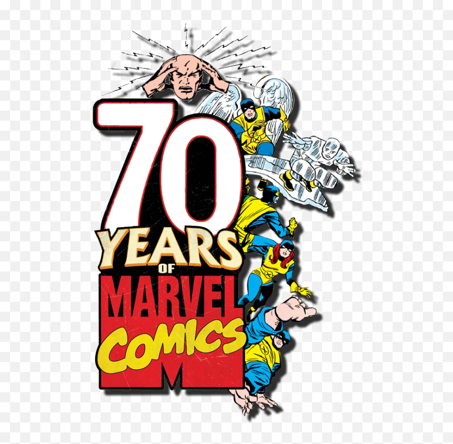 Children Of The Atom - Marvel Comics 70th Anniversary Xmen Xmen Marvel Comics Logo Png,X Men Logo Png