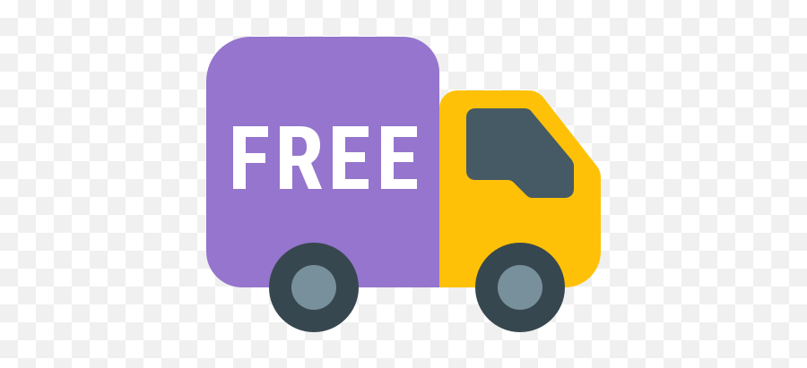 Free Shipping Icon In Color Style - Free Delivery Illustration Purple Png,Pretty Free Shipping Icon