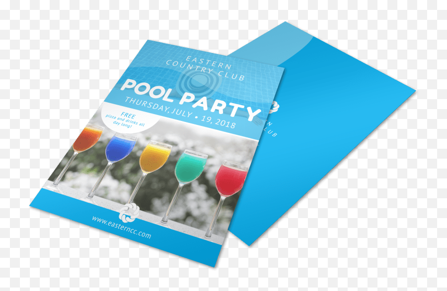 Country Club Pool Party Flyer Template - Graphic Design Png,Pool Party Png
