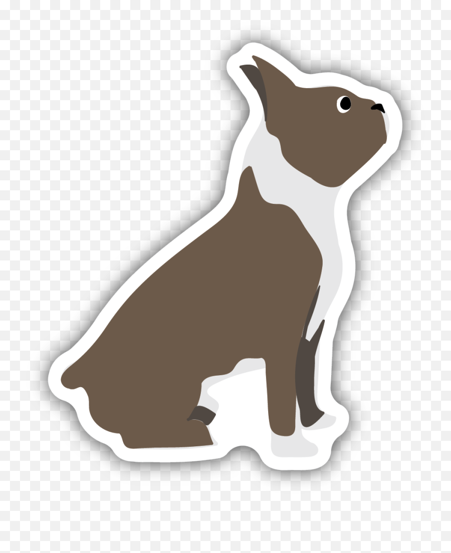 French Bulldog Sticker - Stickers Northwest Bulldog Png,Bull Dog Icon