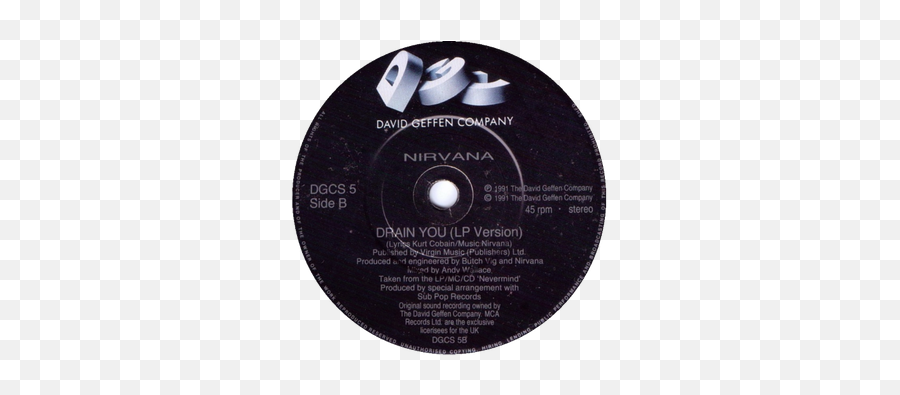 Drain You - Wikipedia Cd Png,Nirvana Png