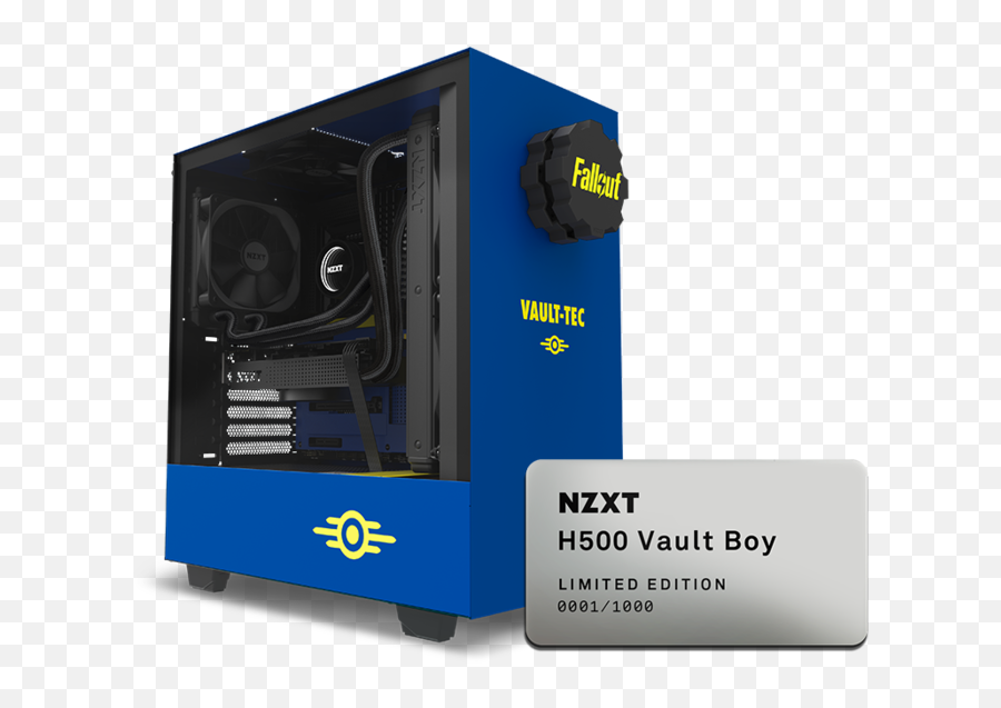 Nzxt Gaming Pc Hardware - Computer Cases Liquid Cooling Nzxt H500 Png,Pip Boy Png