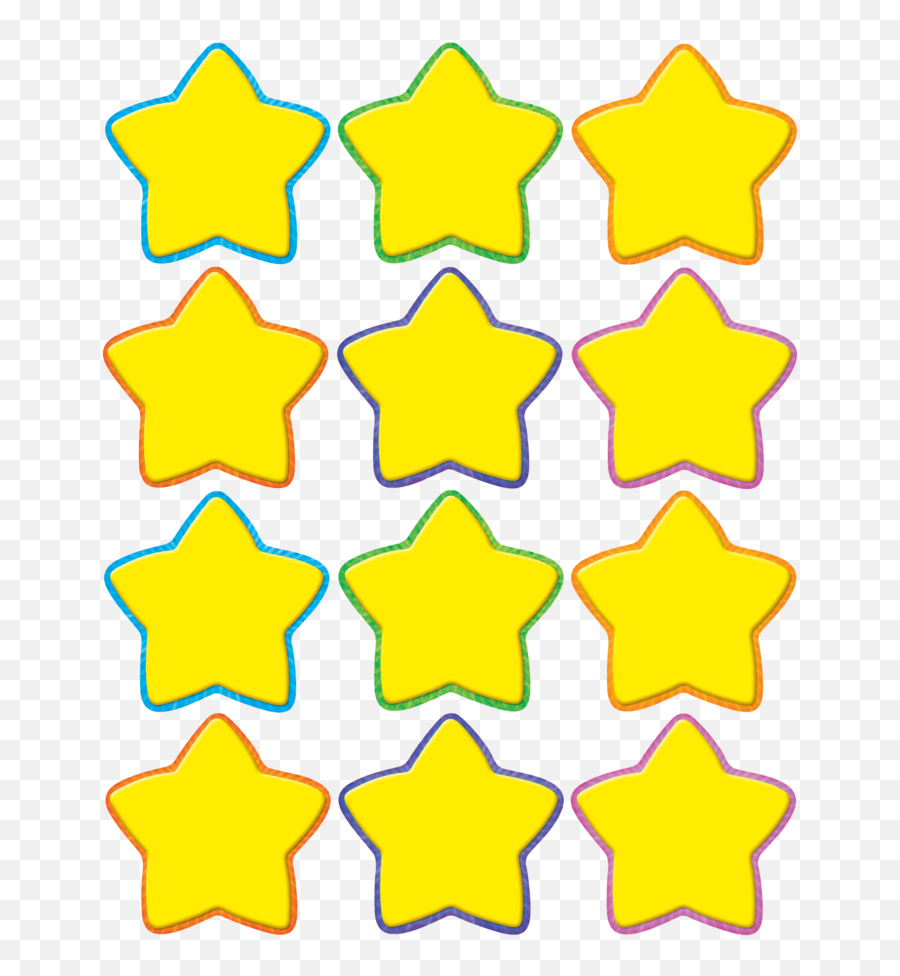 Download Tcr5130 Yellow Stars Mini Accents Image - Gold Png,Yellow Stars Png