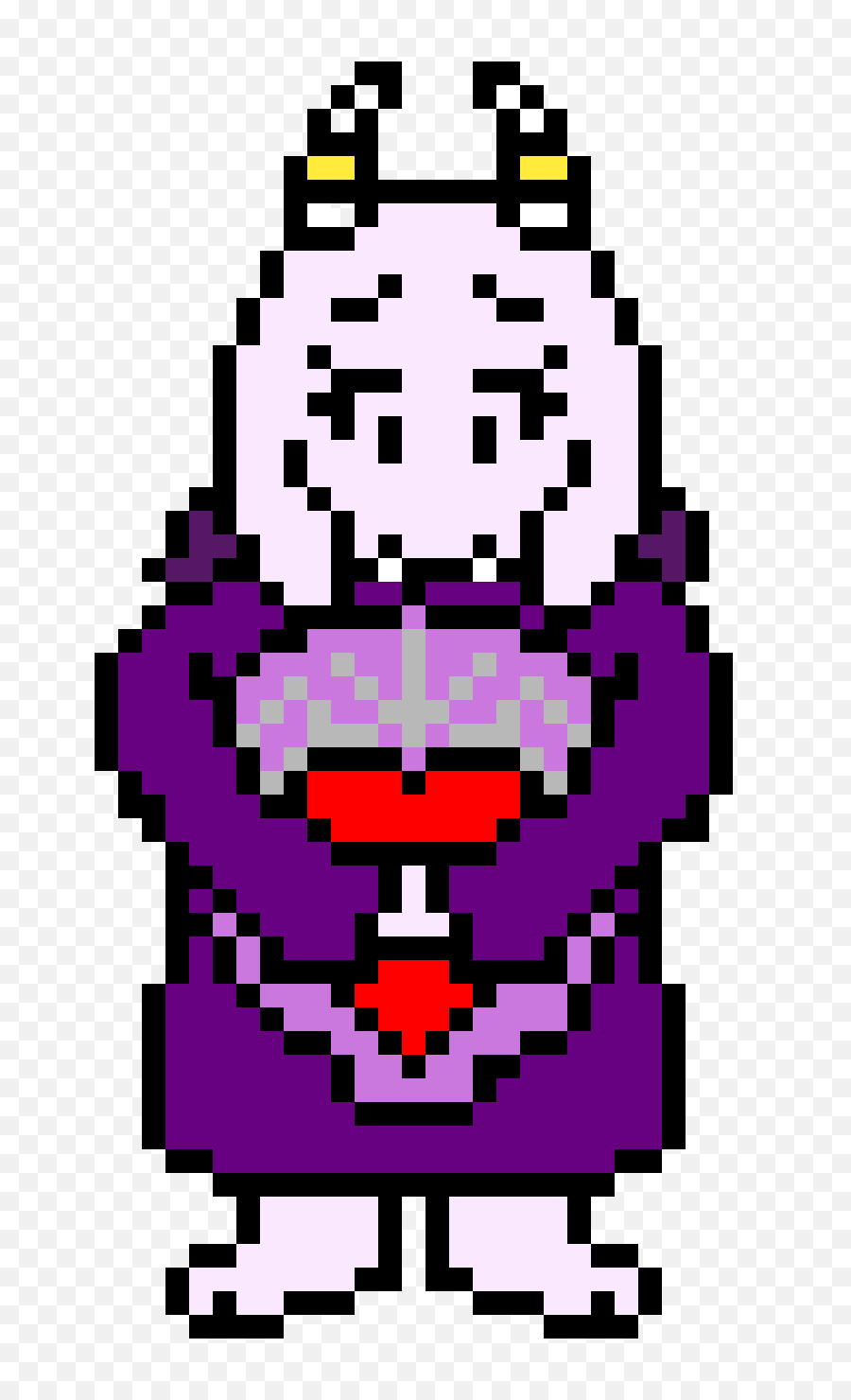 Undertale Toriel Pixel Art - Toriel Undertale Png,Toriel Png