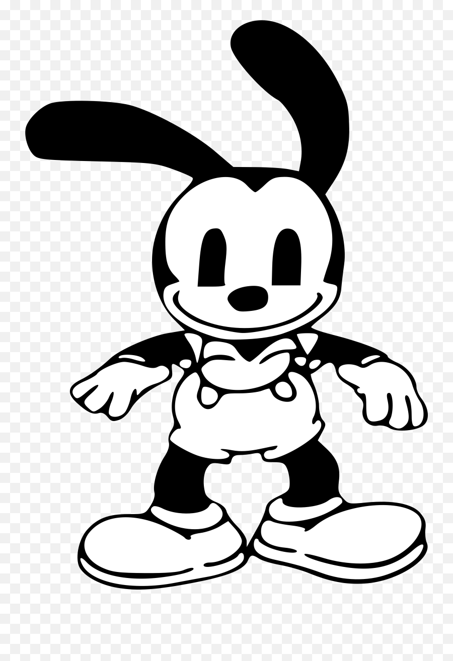 Download Oswald The Lucky Rabbit Transparent Image Hq Png - History Of Mickey Mouse,Rabbit Transparent