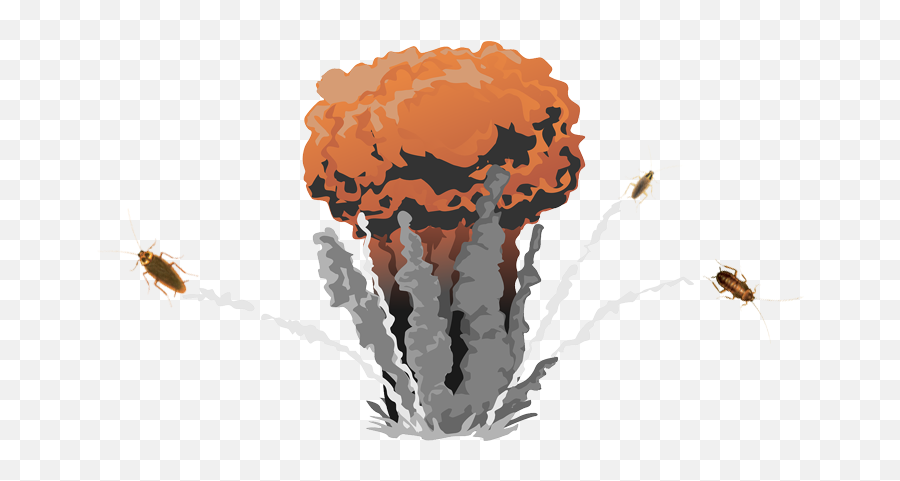 Cucarachas A Una Bomba Nuclear - Atomic Bomb Png Gif,Nuclear Explosion Png