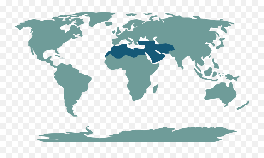 Map North Africa And Middle East - Geo Middle East And North Africa World Map Png,Africa Map Png