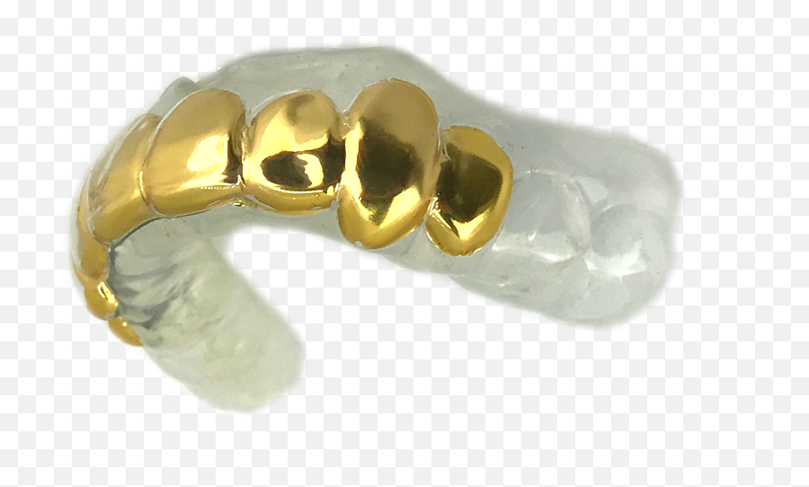 Grill Teeth Png - Gold Grill Football Mouthpiece,Gold Teeth Png
