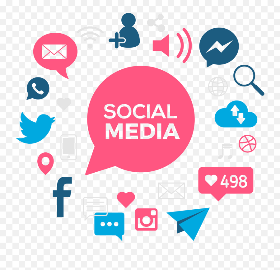 Social Media Png Background Image - Social Media Marketing Logo,Social Media Transparent Background
