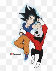 Download Hd Goku Instinct Vs Jiren By - Jiren Png,Jiren Png