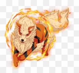 059 Arcanine Used Flame Charge - Pokemon Fan Art png