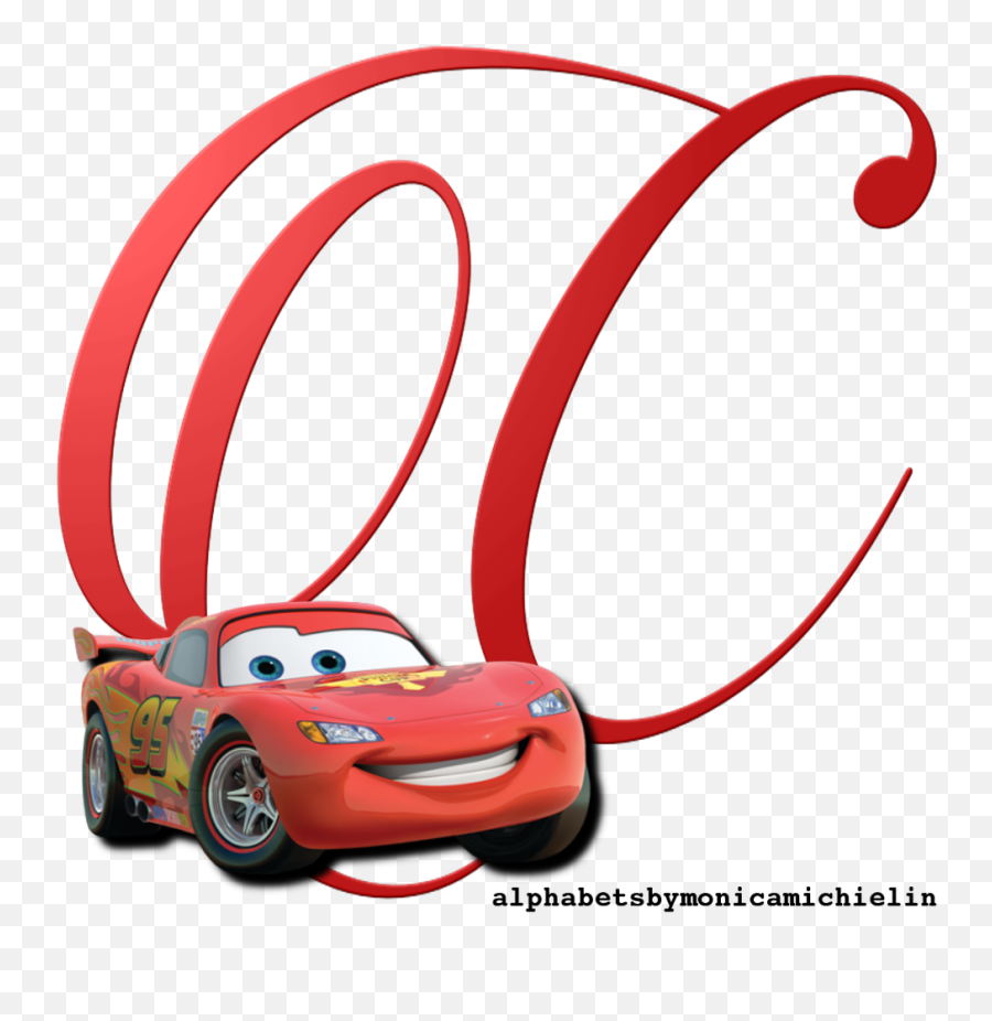 Red Cars Disney Mcqueen Alphabet Png - Cars Disney Png,Disney Cars Png