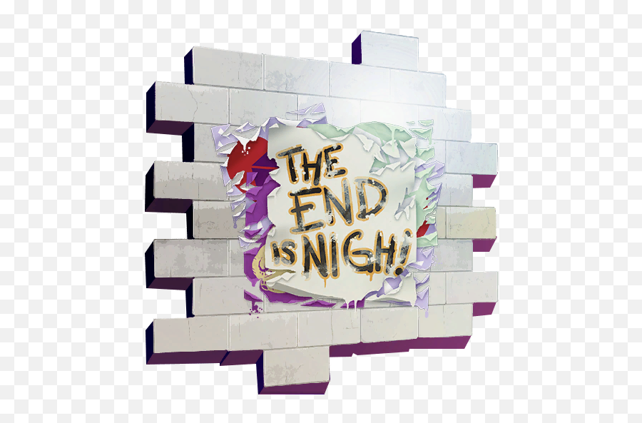 The End - End Spray Fortnite Png,The End Png