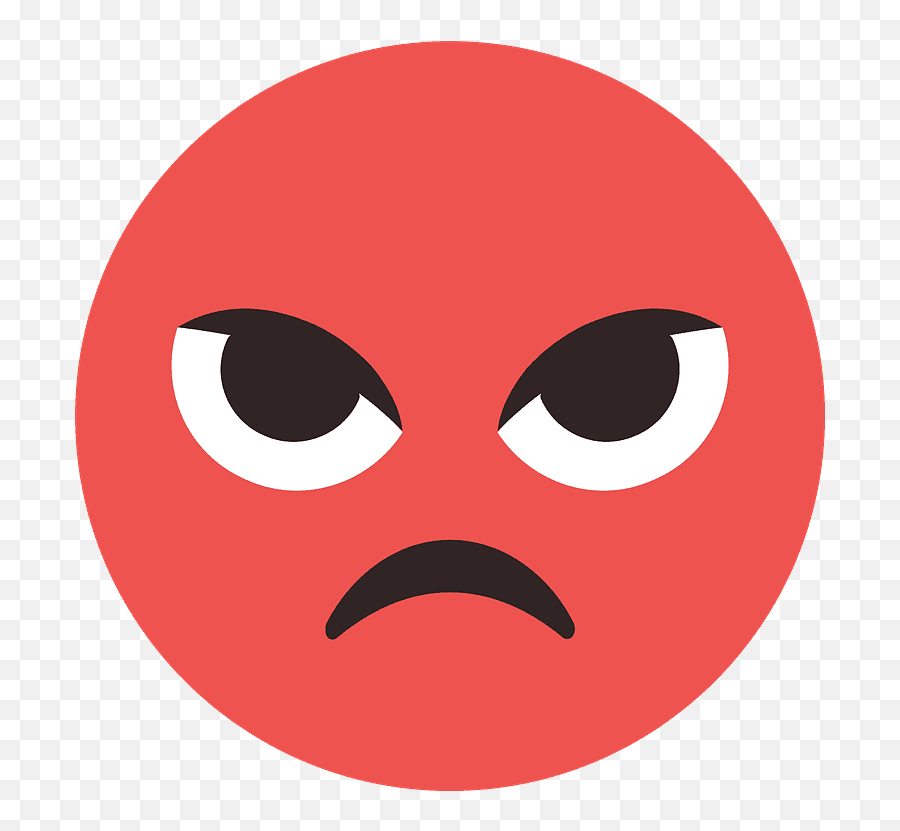 Pouting Face Emoji Clipart Free Download Transparent Png - Pouting Face Emoji,Angry Face Emoji Png