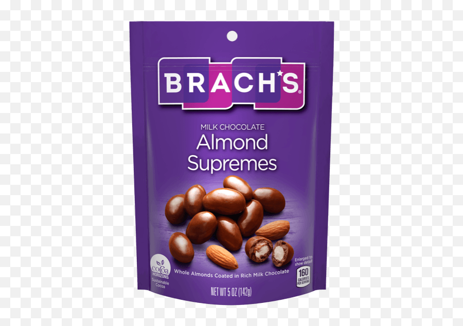 Almond Supremes Brachu0027s Candy - Milk Chocolate Raisins Png,Almond Transparent