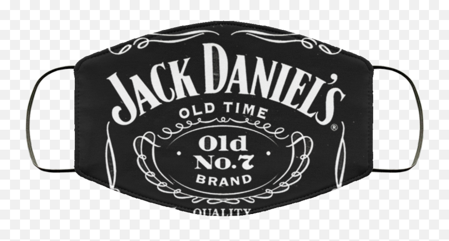 Jack Danielu2019s Face Mask Antibacterial Fabric - First Food Organics Logo Png,Jack Daniels Logo Png