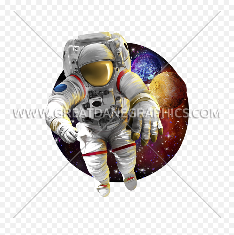 Astronaut In Space Production Ready Artwork For T - Shirt Sokol Space Suit Png,Astronaut Transparent Background