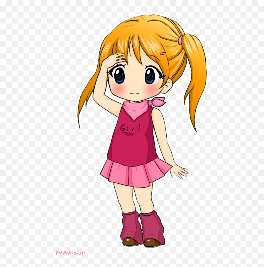 Anime Little Girl Png Transparent - Anime Little Girl Png,Little Girl Png