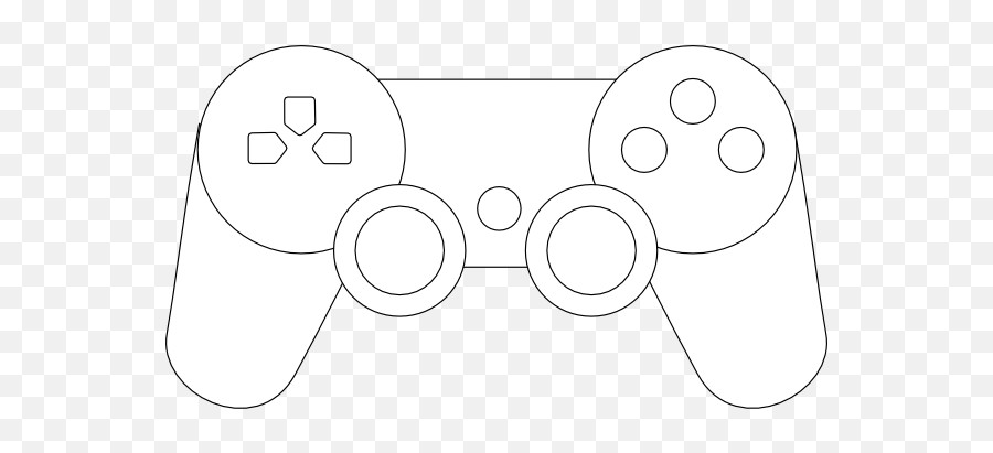Ps3 Controller Outline - Clip Art Library Outline Playstation Controller Clipart Png,Ps3 Png