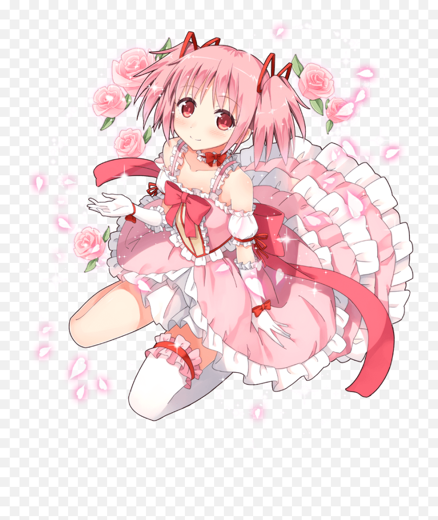 Download Transparent Madoka Magica - Madoka Render Full Magical Girl Anime Drawing Png,Madoka Magica Transparent