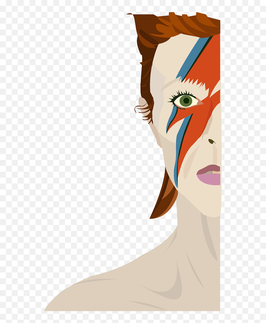 Inshare - David Bowie Vector Free Clipart Full Size David Bowie Vector Png,David Bowie Transparent