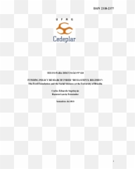 Pdf Funding Policy Research Under Distasteful Regimes - Cedeplar png