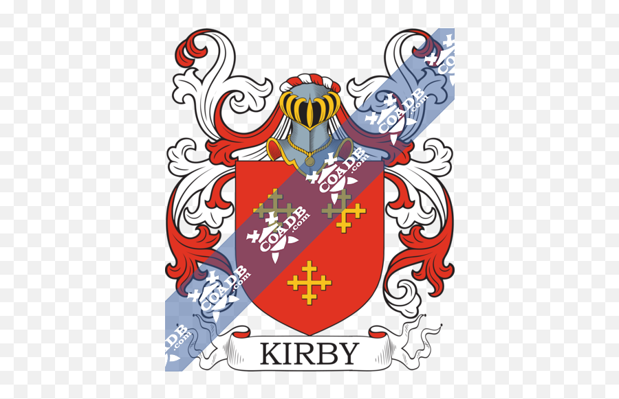 Kirby Family Crest Coat Of Arms And - Pollard Coat Of Arms Png,Kirby Logo Png