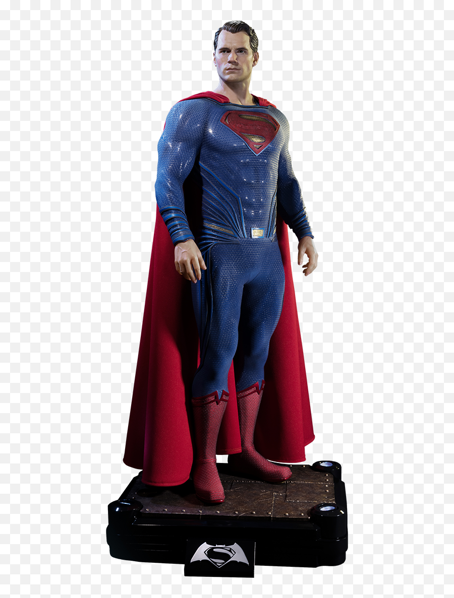 Superman Statue - Superhero Png,Batman V Superman Logo Png