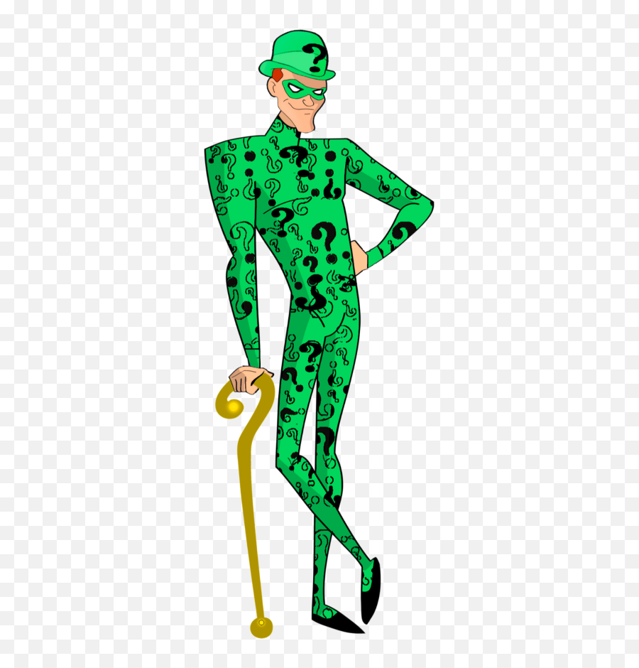 Mq Sticker - Batman Forever Riddler Cartoon Clipart Full Cartoon Two Face Png,Riddler Png