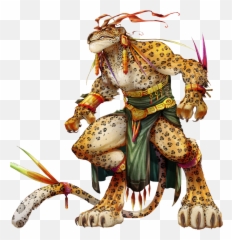 Freedomverse Adventure Log Obsidian Portal - Aztec Cheetah Warrior png