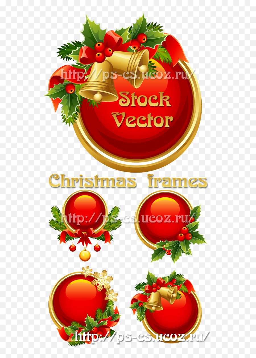Christmas Vector Frames 4 Png 1 Ai - Christmas Day,Christmas Vector Png