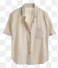 Short Sleeve Linen Shirt - Call Me By Your Name Clothing Style Png,Shirt Button Png