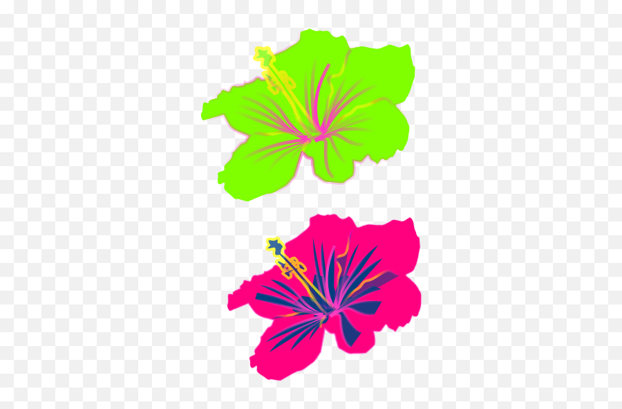 Hibiscus Flower Svg Free - Hibiscus Flower Clipart Yellow Png,Hawaii Flower Icon