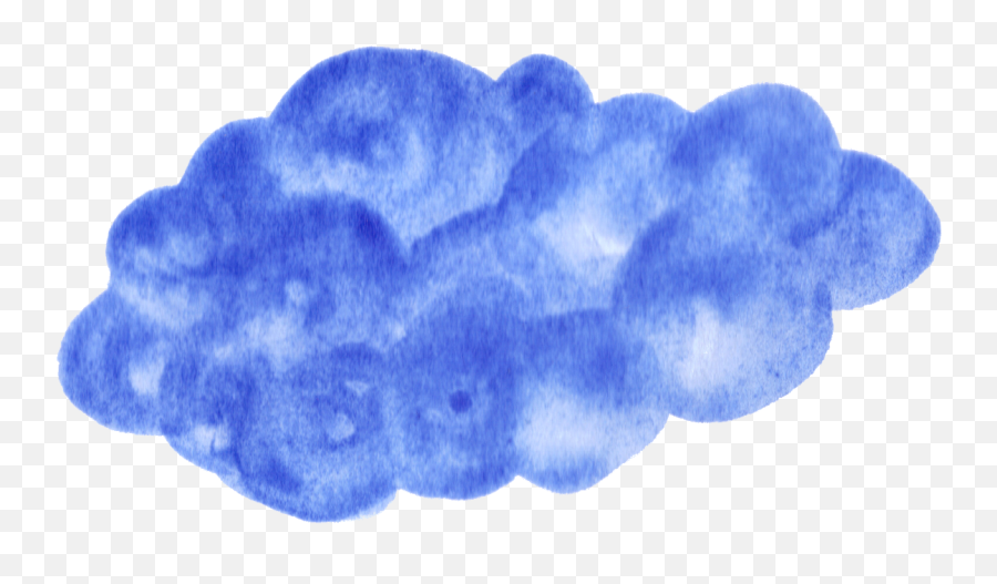 Download Hd Watercolor Clouds Transparent - Blue Watercolor Purple Blue Watercolor Png,Watercolor Png