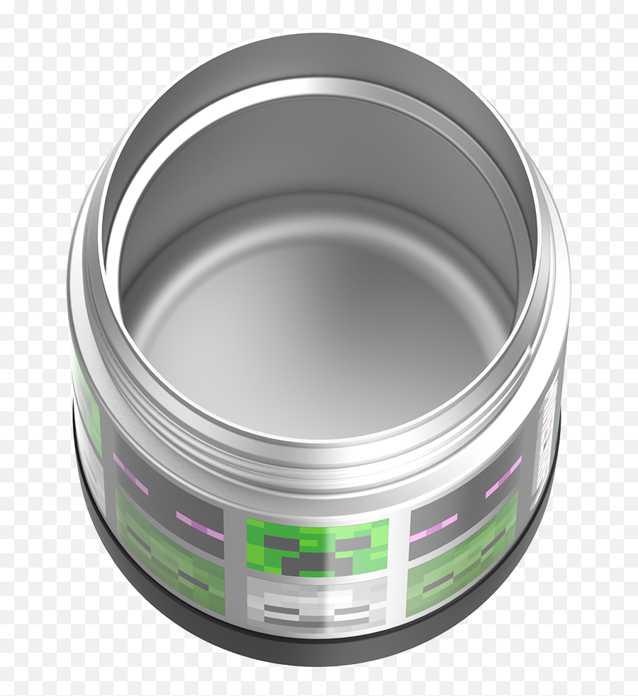 Funtainer Stainless Steel Food Jar 10oz Minecraft U2013 Thermos - Lens Mount Png,Minecraft Spoon Icon