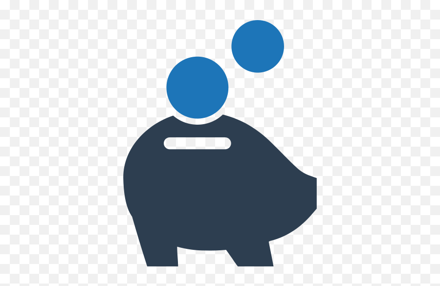 Bank Icon Coin Deposit Investment Money - Dot Png,Piggy Icon