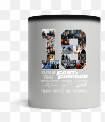 18 Years Of Fast And Furious Dwayne Johnson Vin Diesel Paul Walker Shirt - Fast Furious 6 Png,Vin Diesel Png
