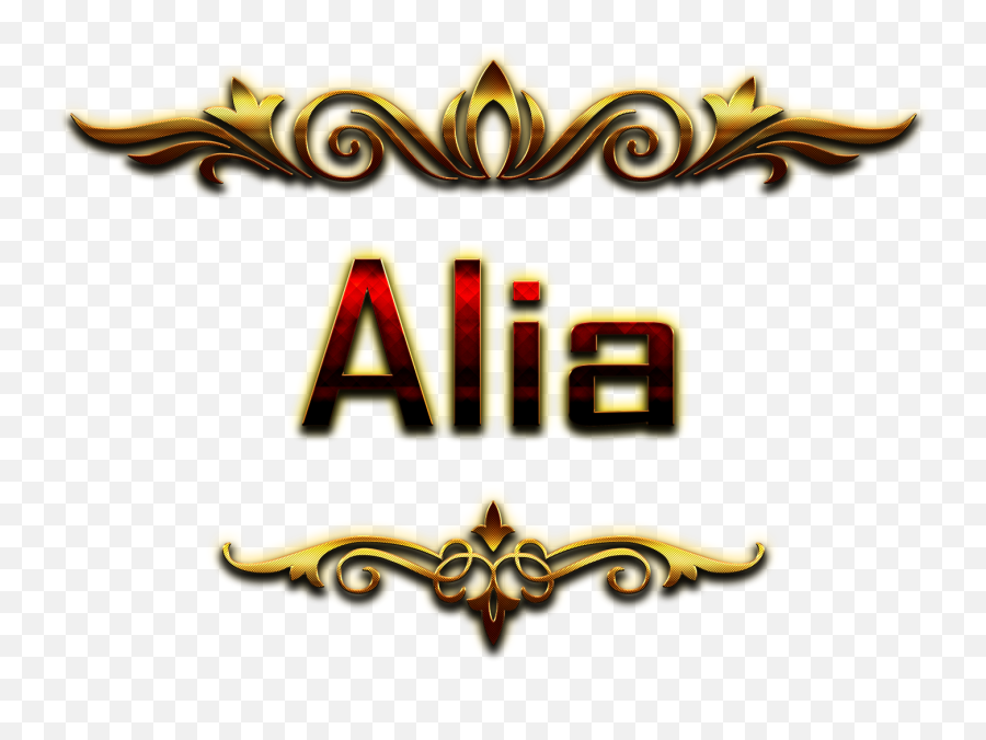 Alia Miss You Name Png