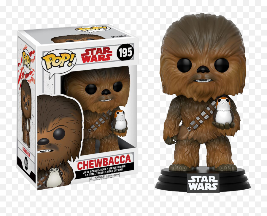 Star Wars Episode Viii The Last Jedi - Chewbacca With Porg Funko Pop Star Wars Png,The Last Jedi Png